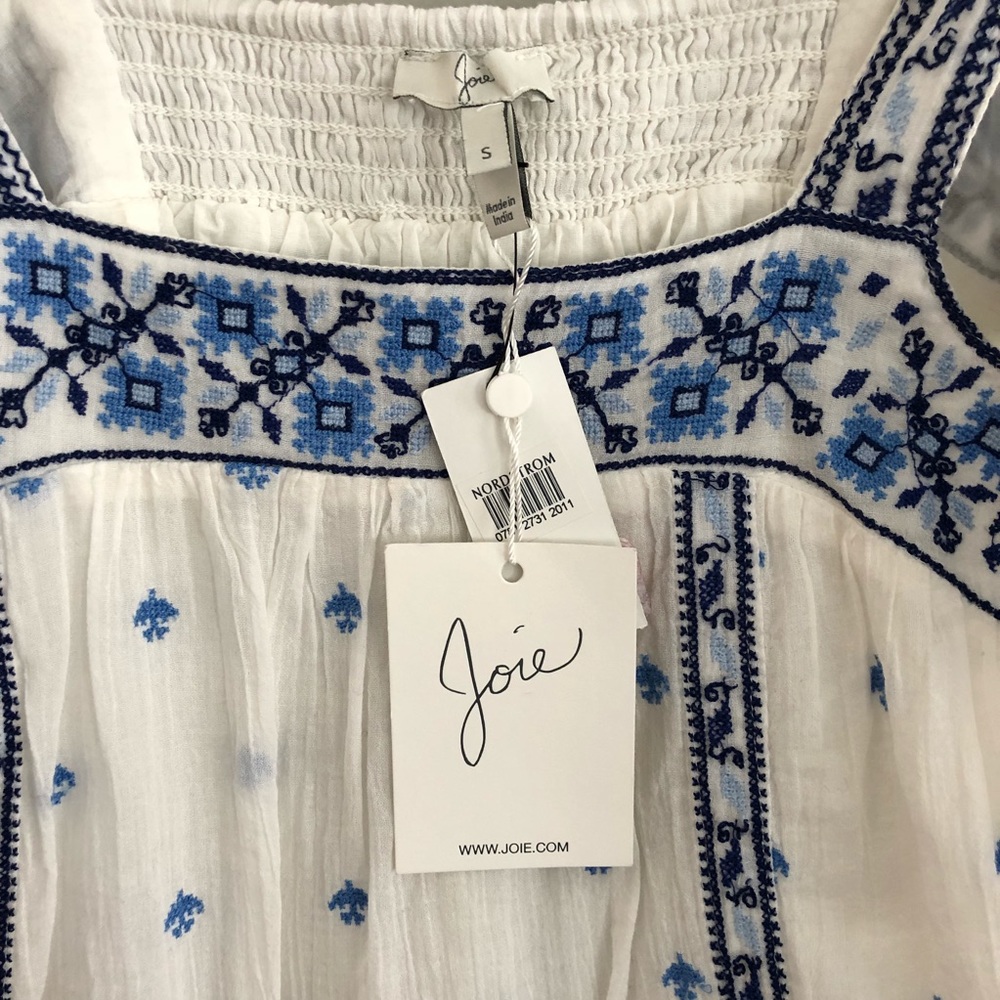 Joie Embroidered Top - NWT - size S - Picture 7 of 8